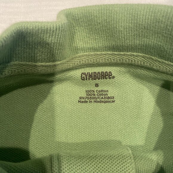 Boys Gymboree Green Brown Striped Shirt Size 6 - Picture 5 of 6
